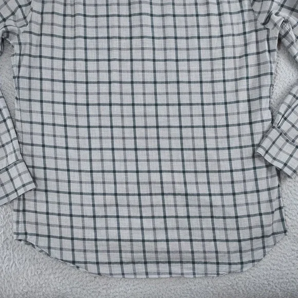 Peter Millar Collection Shirt Mens Extra Large Gray Plaid Winter Soft Twill EUC - Picture 15 of 16